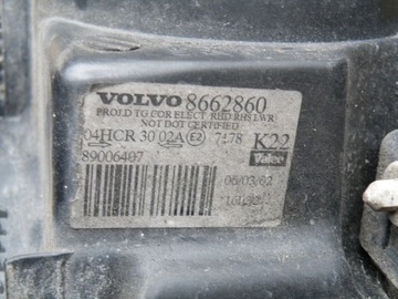 фото thumb №15, Volvo s80 s 80 i лампа права передня праві перед uk англієць 8662860 8693542