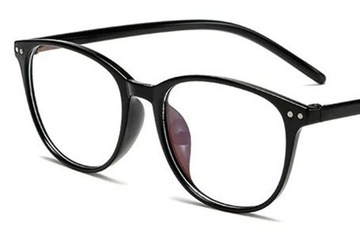 OKULARY KOREKCYJNE PLUSY niebieskie +4