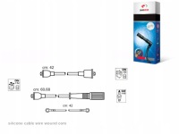 фото thumb №1, Провода зажигания wysokiego напряжения fiat 126p st std kpl janmor