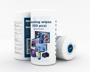 Салфетки GEMBIRD для LCD-TFT экранов 100 шт.