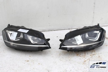 фото thumb №13, Vw golf 7 vii перед капот крила бампер крило la3x - червоний sunset