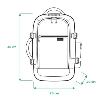 PUCCINI EASY PACK PM9017 многофункциональный рюкзак 1