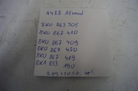 фото thumb №16, Audi a4 b8 рестайлінг універсал allroad декори двері консолі рамка тунелю alu