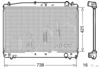Купить Радиатор воды drm50033 denso toyota avensis, фото thumb
