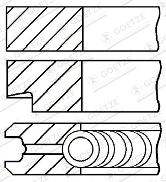 фото thumb №8, 69,6 std 2-1,5-2 кольца поршневые fiat 500, 500 c, doblo,