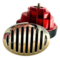 Сигнал звуковий клаксон електричний черв'як 12v 2tonowy тримач  набір Київ, фото thumb