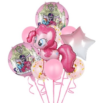 Набор фольгированных воздушных шаров My Little Pony, украшение на день рождения, 10 шт.