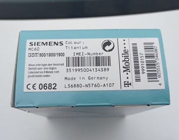 фото №8, 100% новый 100% оригинал siemens mc60 уникальный единственный