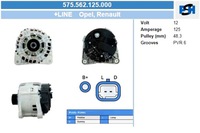 фото thumb №6, Генератор renault 125a генератор bv psh