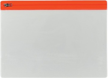 Листы формата А5 с застежкой-молнией, ПВХ красный, 150 мкм, 5 шт. x 36 шт.