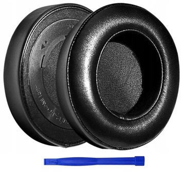 ГУБКА ДЛЯ НАУШНИКОВ ДЛЯ RAZER KRAKEN PRO V2 7.1 ОВАЛЬНАЯ НАТУРАЛЬНАЯ КОЖА DELUXE