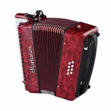 Startone Kids Accordion Red MKII Клавишный аккордеон детский + чехол