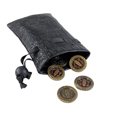 ŻYWIOŁY ZESTAW 4 METALOWYCH MONET LARP RPG