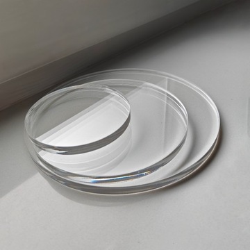 KOŁO Z PLEXI BEZBARWNEJ (PLEKSI / PLEKSA) - 3mm - Cięte Laserem Na Wymiar