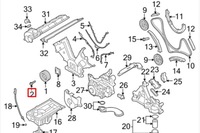 фото thumb №8, Болт глушителя колебаний крутильных двигателя porsche cayenne 9pa nowa оригинальная