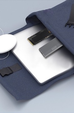 Корпус-адаптер SSD-накопитель M2 NVMe PCIe 2-в-1 USB 3.2 Gen 2 Карман USB-C m.2