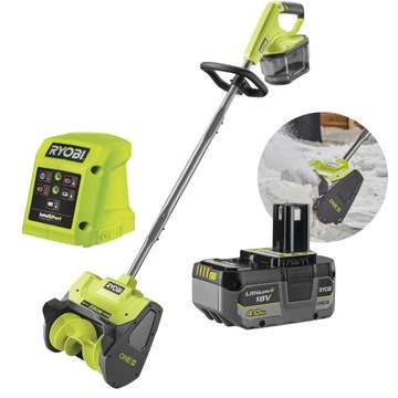 СНЕГОУборщик RYOBI АККУМУЛЯТОРНЫЙ 25 СМ 18V ONE+ 4 Ач ЗАРЯДНОЕ УСТРОЙСТВО RY18ST25A-140