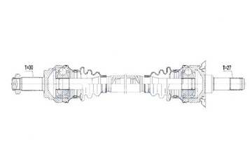 фото thumb №10, Nty піввісь привідна bmw x3 28i 35i 11- x4 35i 14- atm задня права