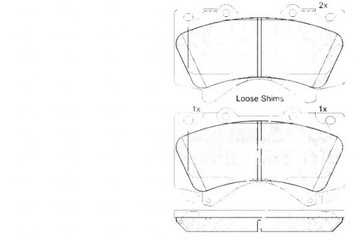 фото thumb №14, Гальмівні колодки гальмівні toyota land cruiser 200 4.5 d4-d
