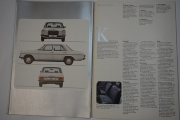 ПАПКА ПРОСПЕКТА Mercedes-Benz W114 W115 200 230