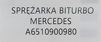фото thumb №7, Оригинальная турбина mercedes sprinter / w212 - a6510900980