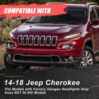 фото thumb №9, Лампы фары перед + свет стояночный led jeep cherokee kl 14-18