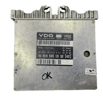 фото thumb №1, Блок керування mercedes w210 2.3 0195451932 0195451932 03 + програмування