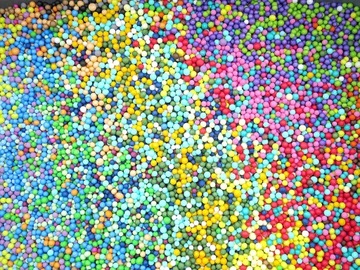 Украшение из пенопласта, украшение для наклеивания декупажных шаров, 0,5 л.