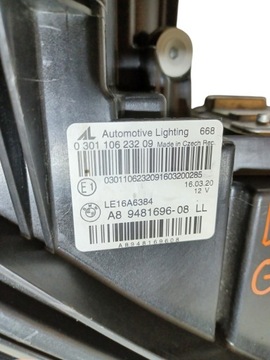 фото thumb №14, Bmw 3 g20 g21 лампа правый перед правая передняя полный led 9481696