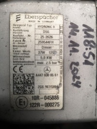 фото thumb №6, Ogrewanie hydronic ii d5s mercedes vito 447 viano дизель w447 a4478300561