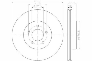 фото thumb №4, Textar 92235403 диск тормозная