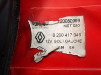 фото thumb №9, Renault megane ii sedan 06-12 lift лампа задня ліва молдинг 8200417345