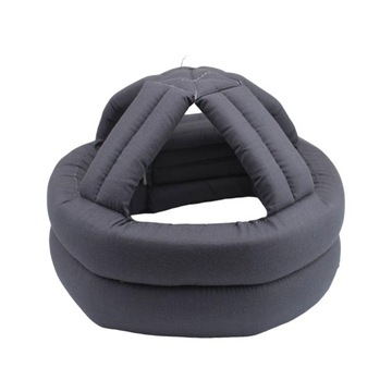 Soft Elder Head cap Elderly Youth Surgery Recovery Fall Protection Hat grey