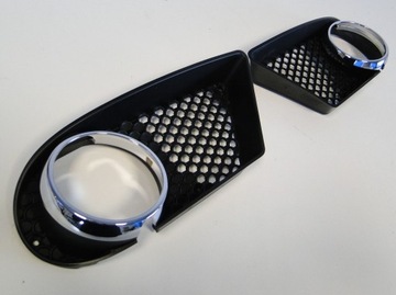 фото thumb №10, Mercedes cls 219 рестайлінг w219 решітка ліва захист na галоген w бампер 63 amg