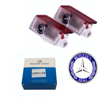 фото thumb №1, Mercedes a b c e class led дверь з logiem 09-15