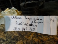 Идеальная защита порога  задняя правая audi a6 c8 1 Оригинал, фото thumb
