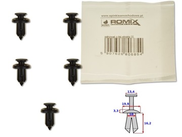 фото thumb №1, Honda odyssey 04-08 кліпса штифт бампера решітка