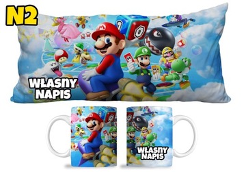 НАБОР КРУЖКИ И ПОДУШЕК SUPER MARIO LUIGI NINTENDO