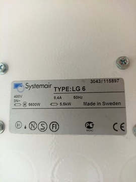 Воздушная завеса Systemair LG6 3043/115897 НОВАЯ