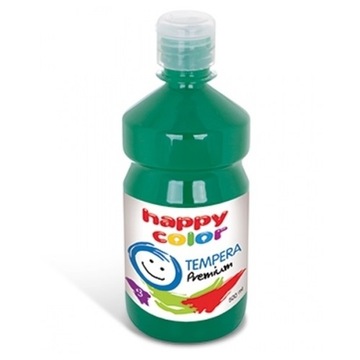 HAPPY COLOR FARBA TEMPERA 500ML C.ZIELON