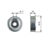 фото thumb №1, Ролик натяжная ремень поликлиновый honda city iv civic ix civic viii insigh