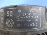 Vw polo 1.4 8v генератор bosch 0123320007 проверенный Недорого, фото thumb
