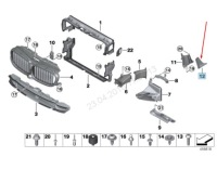 фото thumb №11, Bmw 7 g11 правий крила впуск повітря 51747347378 7347378 2016