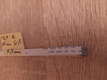 Taśma FFC AWM 20624 80C 60V VW-1 12 Pin 15cm 0,5 TYP A