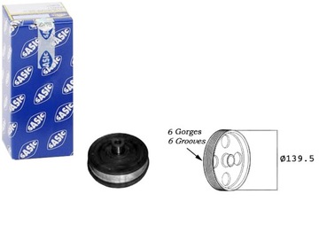 фото thumb №7, Sasic 2156019 колесо пасове, wał колінчастий