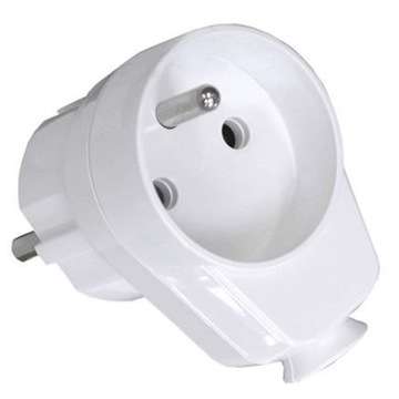 Угловая заглушка с розеткой 3P 16A 230V
