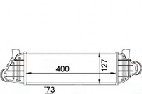 фото thumb №2, Інтеркулер радіатор повітря наддувний [be