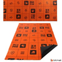 Мат шумоізоляційна бутилова з алюміній bm 2,3s 2,3mm 75x50cm profesjonalna Київ, фото thumb