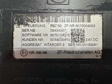 фото thumb №6, Блок керування модуль ретардер інтардер zf est 52 6070004003