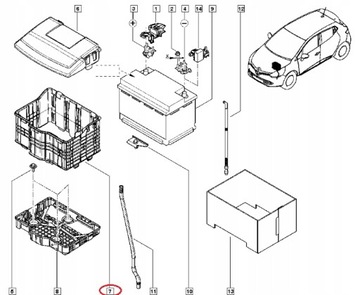 фото thumb №4, Защита корпус акумулятора renault clio iv/captur оригинал